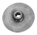 Brake Rotor, 6" hex, Manco